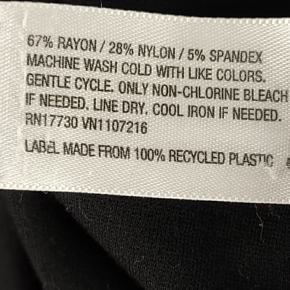 A New Day Stretch Black Pants. Size 14 - Picture 9 of 9